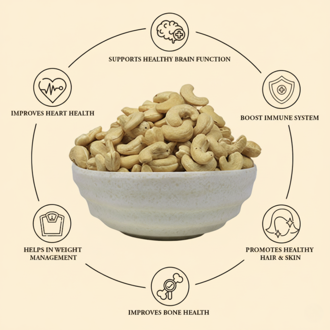 Crunchy Cashews 1 Kg Pack