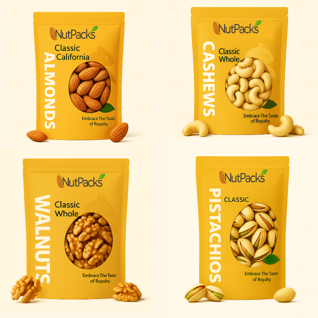 Combo Of 4 Kg (Almond, Cashews, Walnut & Pistachios)