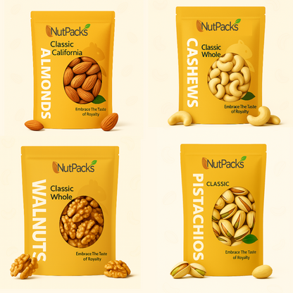 Combo Of 4 Kg (Almond, Cashews, Walnut & Pistachios)